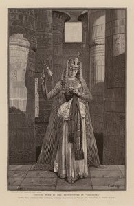 Kostume båret af Cora Urquhart Brown-Potter i Cleopatra (gravering) af Oreste Cortazzo