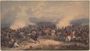 Husarer og chassører ved slaget ved Chernaya-floden den 16. august 1855, 1855