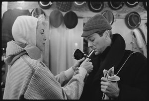 Janet Leigh og Tony Curtis ved vinter-OL i Squaw Valley, Californien af Orlando Suero