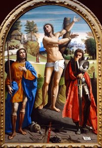 De hellige Sebastian, Roch og Demetrius
