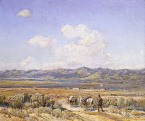 Five Miles til Taos af Oscar Edward Berninghaus