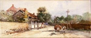Santa Fe af Oscar Edward Berninghaus
