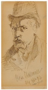 Selvportræt af Oscar Florianus Bluemner