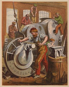Motorfabrikanter (farvelitografi) af Oskar Pletsch