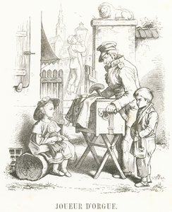 J: Orgelspiller af Oskar Pletsch