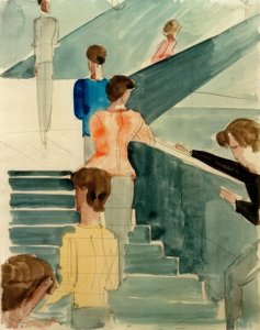 Bauhaus trapper af Oskar Schlemmer