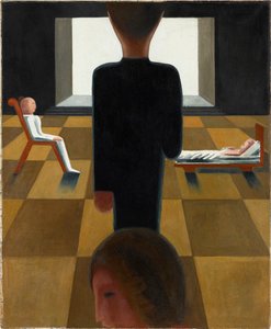 Hvilestue, 1925. af Oskar Schlemmer