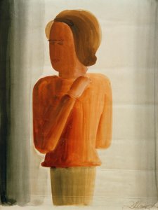 Rød dreng af Oskar Schlemmer