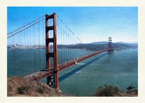 Udsigt over Golden Gate-bugten af Osvaldo Russo