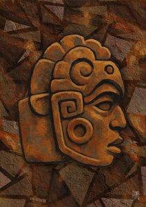 Maya-stenhoved af Osvaldo Russo
