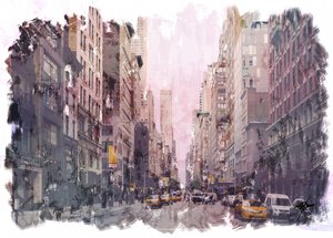 Gadelivet i Metropolis af Osvaldo Russo
