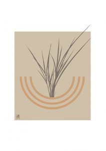 Minimalistisk botanisk bue