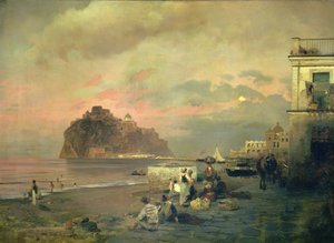 Ischia, 1884 af Oswald Achenbach