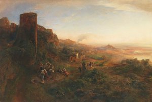 Oswald Achenbach Aftenstemning i de albanske bjerge af Oswald Achenbach