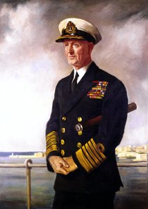 Admiral Cunningham, kopi af portræt af O
