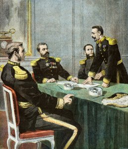 Admiral Gervais foran undersøgelseskommissionen af Oswaldo Tofani