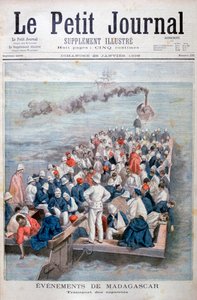 Begivenheder i Madagaskar: Repatrieringen af franske tropper, 1896 af Oswaldo Tofani