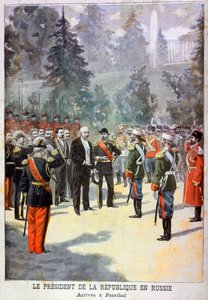 Felix Faure, Frankrigs præsident, blev modtaget på Peterhof, Skt. Petersborg, Rusland, 1897 af Oswaldo Tofani
