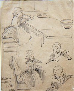Børnestudier af Ottilia Eva Adelborg