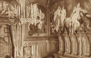 Bavarian Kings-Castle Neuschwanstein, Studie, Billeder af Tannhausers Legend