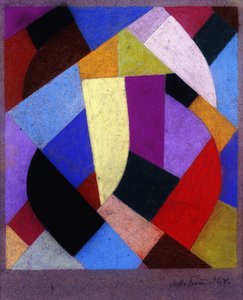 Komposition, ca. 1930 (pastel på papir)