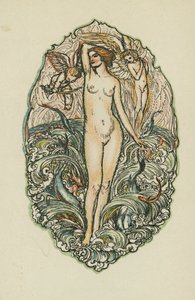 Anakreons sange (farvelitografi) af Otto Friedrich