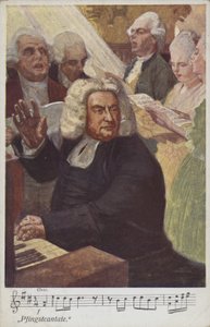 Johann Sebastian Bach (farve litho)