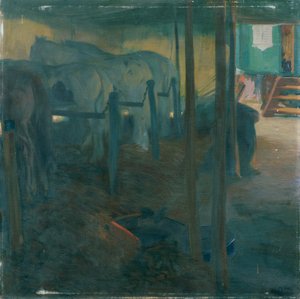 Cirkusstudie (On the Longe) af Otto Friedrich