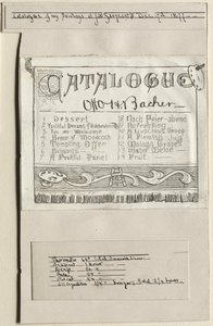 Katalog over mine malerier hos J. W. Sargents, Cleveland, 17. december 1877, 1877. af Otto H. Bacher