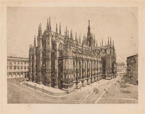 Katedralen, Milano. af Otto H. Bacher
