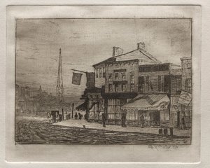 Eagle Street og Woodland Avenue, 1878. af Otto H. Bacher