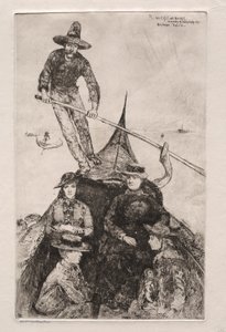 Ætsninger af Venedig, 1881. af Otto H. Bacher