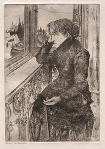 Etchings of Venice: Beautiful View, 1882. af Otto H. Bacher