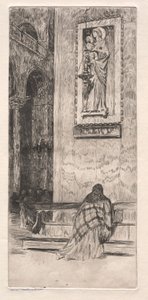 Ætsninger af Venedig: St. Marks, 1800-tallet. af Otto H. Bacher