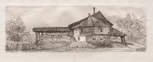 Gamle Mølle ved Donau, 1879. af Otto H. Bacher