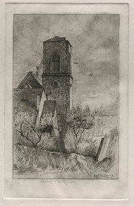 Klokkespillets tårn, 1878. af Otto H. Bacher