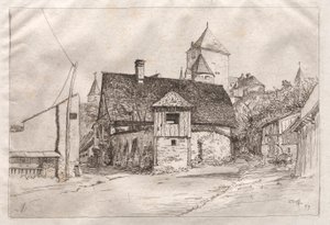 Værd: A Lane, 1879. af Otto H. Bacher