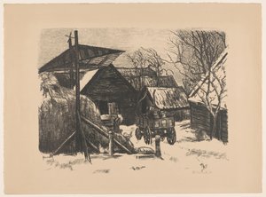 Gård i sneen