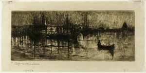Regnfuld nat af Otto Henry Bacher