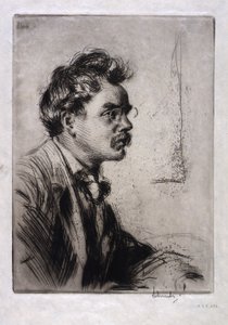 Portræt af B.J.O. Nordfelt