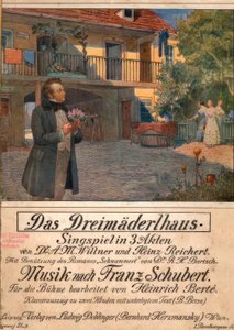 Berte, Dreimäderlhaus / Notendruck 1916