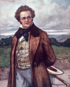 Schubert som vandrer / Nowak 1900