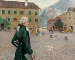 Den unge Mozart i Salzburg.