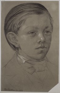 Børneportræt af Wilhelm Amandus Beer