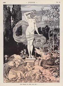 The Pure is All Pure (farve litho) af Otto Seitz
