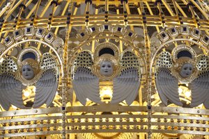 Angel Am Steinhof kirke (kirken Leopold), Wien, Østrig (foto) af Otto Wagner