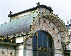 Otto Wagner-pavillonen på Karlsplatz af Otto Wagner