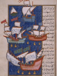 Fiskere med net af Ottoman School