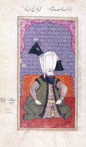 Portræt af Sultan Ahmed III af Ottoman School