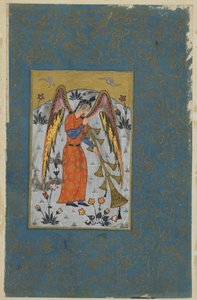 Englen Israfil, ca. 1580-90 af Ottoman School